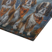 チベットスパニエル犬ハロウィン不気味 カッティングボード (角)