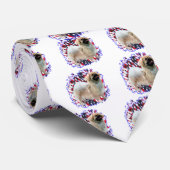 チベットスパニエル犬パトリオ ネクタイ (ロール)