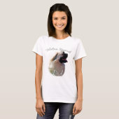 チベットスパニエル犬パパ2 Tシャツ (正面フル)