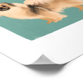 チベットスパニエル犬ポスター(12違う趣味!) ポスター (角)