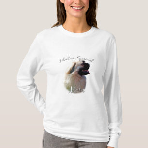 チベットスパニエル犬ママ2 Tシャツ