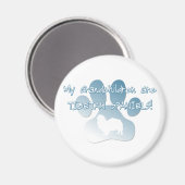 チベットスパニエル犬孫 マグネット (正面/裏面)