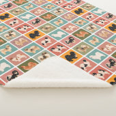 チベットスパニエル犬数々の色シェルパブランケット シェルパブランケット (3/4)