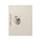 チベットスパニエル犬絵画ズ – かわいいオリジナルドッグアートN ノートパッド (回転)