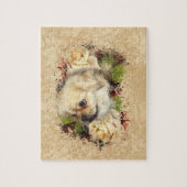 チベットスパニエル犬 ジグソーパズル (縦)