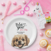 チベットスパニエル犬 ペーパープレート (パーティー)