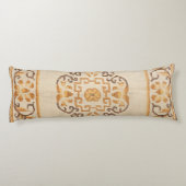 チベットタンイエローブラウン  ボディピロー (裏面)