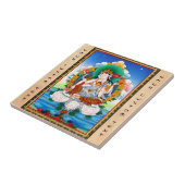 チベットタンクールカ·チンタマニカクラ·アバロキテスバラ タイル (側面)