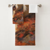 チベットテリアイン紅葉秋インスパイア バスタオルセット (インサイチュ)