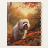 チベットテリアイン紅葉秋インスパイア プランナー手帳 (裏面)