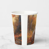 チベットテリアイン紅葉秋インスパイア 紙コップ (左)