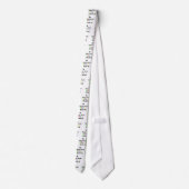 チベットテリアウォークスデザイン ネクタイ (裏面)
