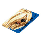 チベットテリアカラーブロック マグネット (左側)