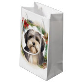 チベットテリアクリスマスリースフェスティバルカップ スモールペーパーバッグ (裏面アングル)