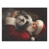チベットテリアサンタクロースフェスティバルクリスマス テーブルクロス (正面(横))