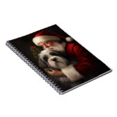 チベットテリアサンタクロースフェスティバルクリスマス ノートブック (右側)