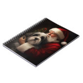 チベットテリアサンタクロースフェスティバルクリスマス ノートブック (左側)