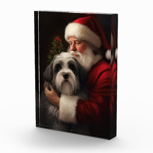 チベットテリアサンタクロースフェスティバルクリスマス フォトブロック (右)