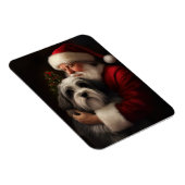 チベットテリアサンタクロースフェスティバルクリスマス マグネット (右側)