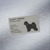 チベットテリアシルエッフェイクトウ素朴ィードスタイル マグネット名刺 (インサイチュ)