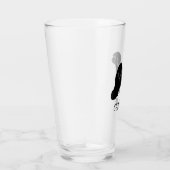 チベットテリアドッグシルエットティビーパーソナライズされた タンブラーグラス (右)
