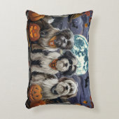 チベットテリアハロウィン不気味 アクセントクッション (正面(垂直))