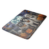 チベットテリアハロウィン不気味 バスマット (アングル)