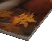 チベットテリアパピー秋デライトカボチャ カッティングボード (角)