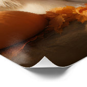 チベットテリアパピー秋デライトカボチャ ポスター (コーナー)