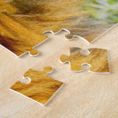 チベットテリア犬ジグサウ。 ジグソーパズル (側面)