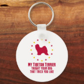 チベットテリア キーホルダー (正面)