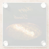 チベットバターランプ ガラスコースター (裏面)