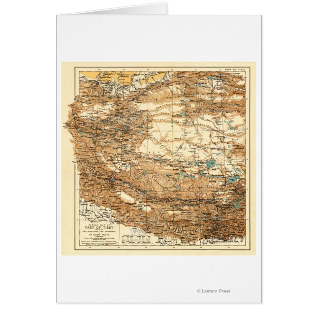 チベットパノラママップチベット (正面)