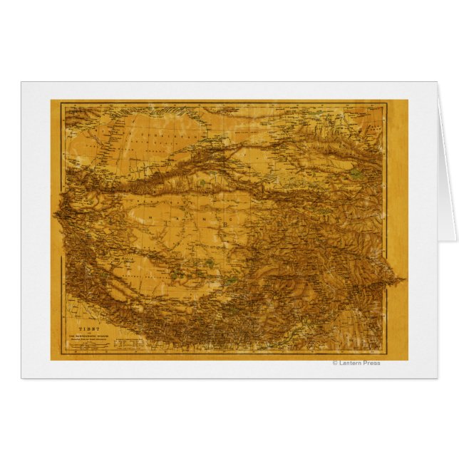 チベットパノラママップチベット2 (正面横)