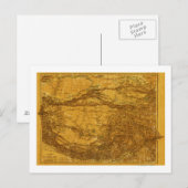 チベットパノラママップチベット2 ポストカード (正面/裏面)