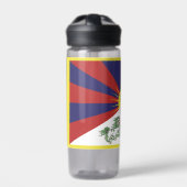 チベットボトル、愛国的チベット国旗 ウォーターボトル (正面)
