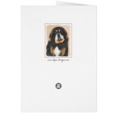 チベットマスチフ絵画ズ – かわいいオリジナルドッグアート (裏面)