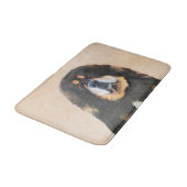 チベットマスチフ絵画ズ – かわいいオリジナルドッグアート バスマット (アングル)