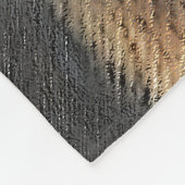 チベットマスチフ絵画ズ – かわいいオリジナルドッグアート フリースブランケット (角)