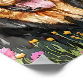 チベットマスティフのポスタ威厳のあるー – Dog Wall Art ポスター (角)