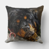 チベットマスティフドッグクリスマスフェスティバル クッション (正面)