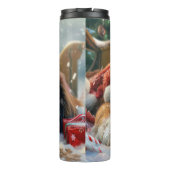 チベットマスティフドッグクリスマスフェスティバル タンブラー (裏面)