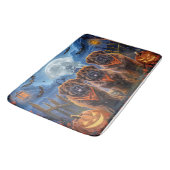 チベットマスティフ不気味ハロウィーン バスマット (アングル)