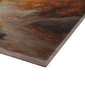 チベットマスティフ紅葉秋インスパイア カッティングボード (角)