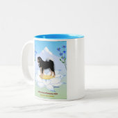 チベットマスティフ2025スペシャルティコーヒーマグ ツートーンマグカップ (正面左)