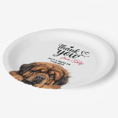 チベットマスティフ ペーパープレート (アングル)