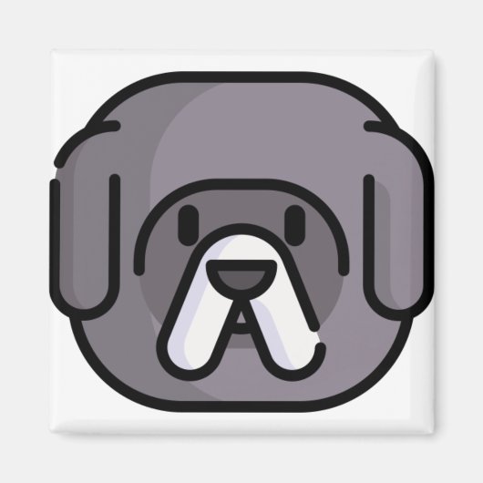 チベットマスティフ マグネット (正面)