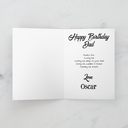 チベットマスティフParodyマガジンのカバーカード カード (内部)