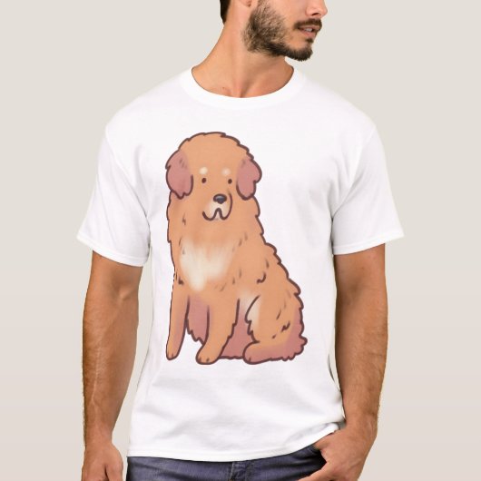 チベットンマスティフ犬のマジック Tシャツ (正面)