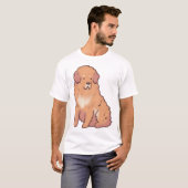チベットンマスティフ犬のマジック Tシャツ (正面フル)